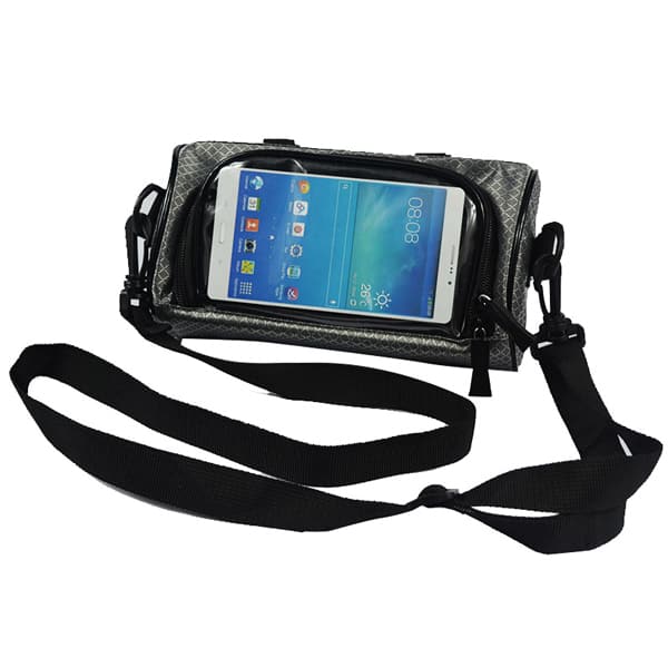 touch screen bag for mobile navy blue
