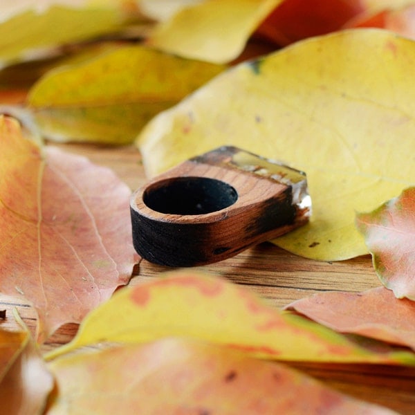 wooden seceret ring