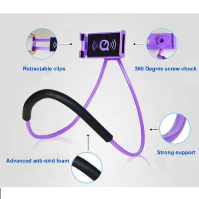 universal phone holder purple