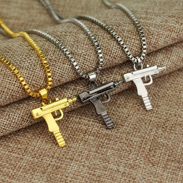 gun necklace